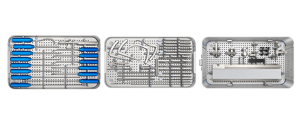 Instrument set for the Davin Med meniscal repair system