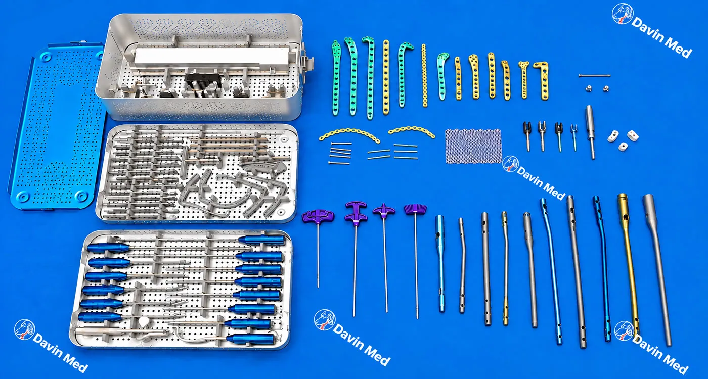 Davinmed orthopedic implants and surgical instrument systems