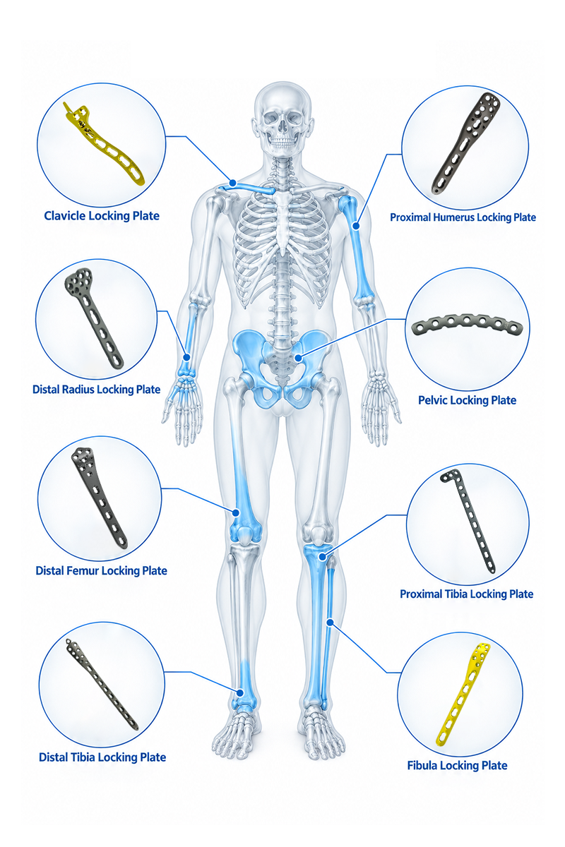 Locking Compression Plates Collection