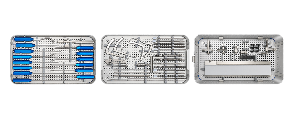 Davin Med ACL Instrument Set and associated surgical instruments